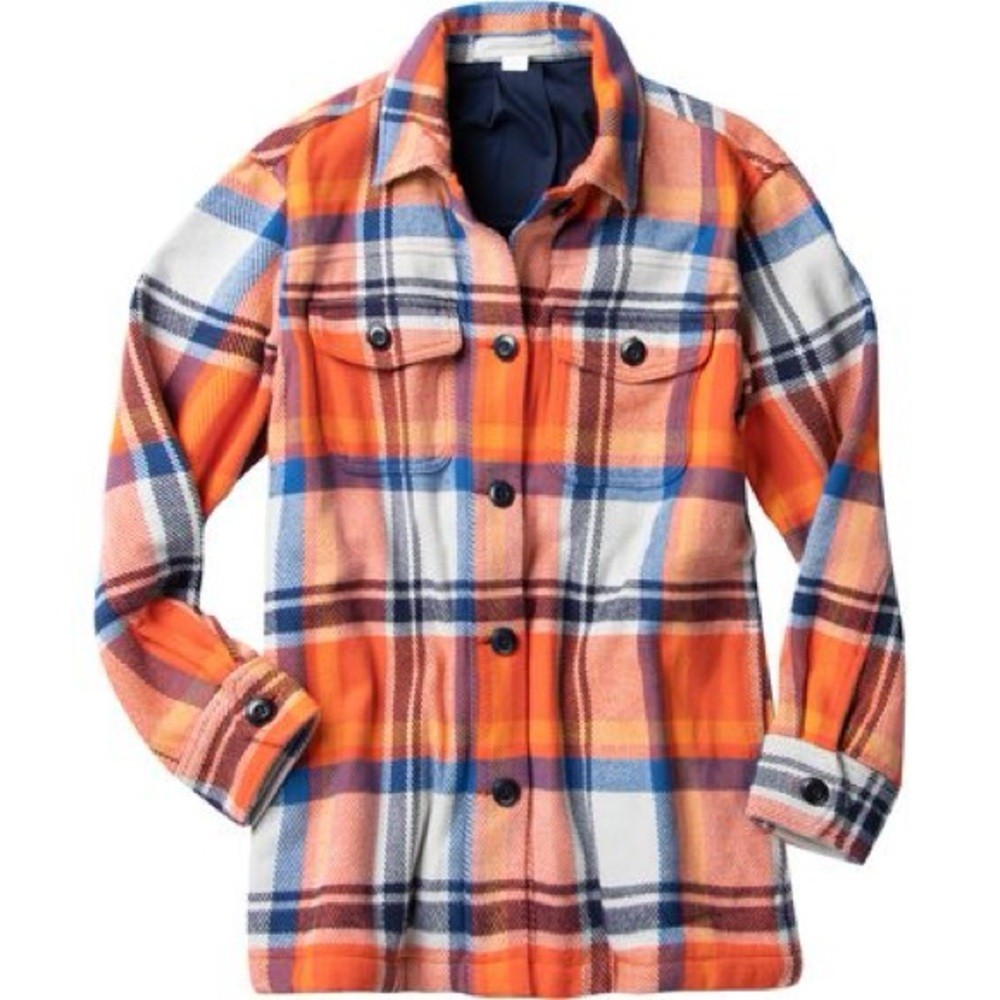 Outerknown Multicolor Plaid Shacket - image 1